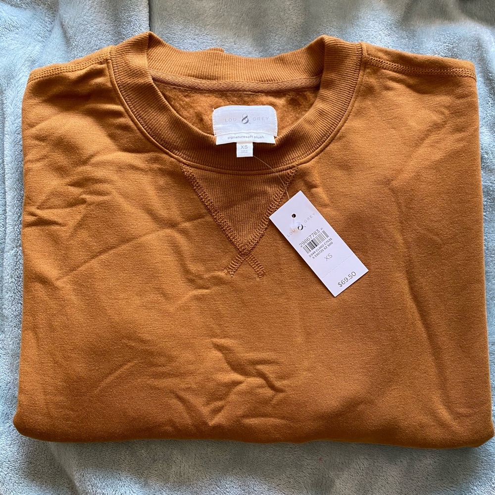 Lou & Grey Caramel Brown Sweatshirt